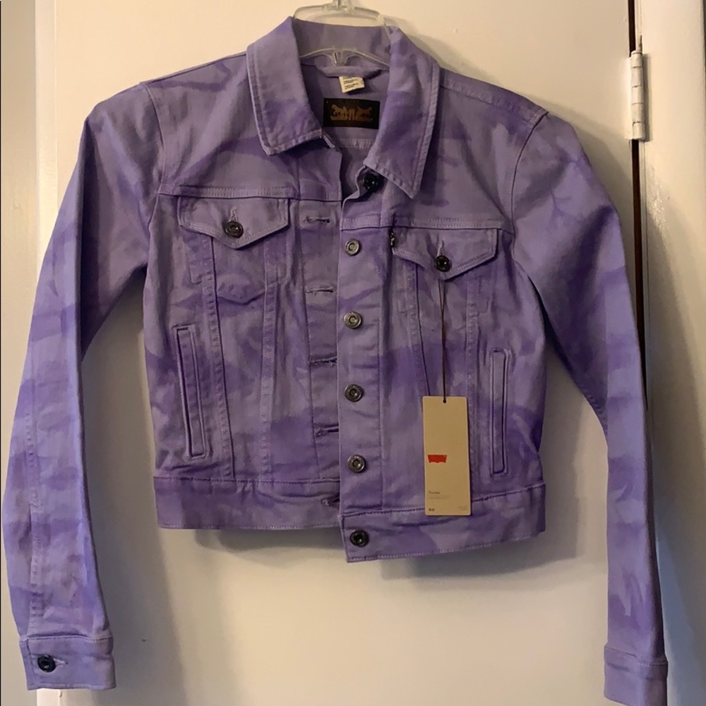 levi’s purple jean jacket